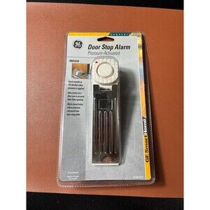 GE Door Stop Alarm Pressure-Activated - 120dB Loud, Indoor Security